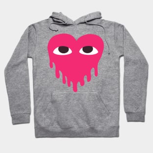 melted heart Hoodie